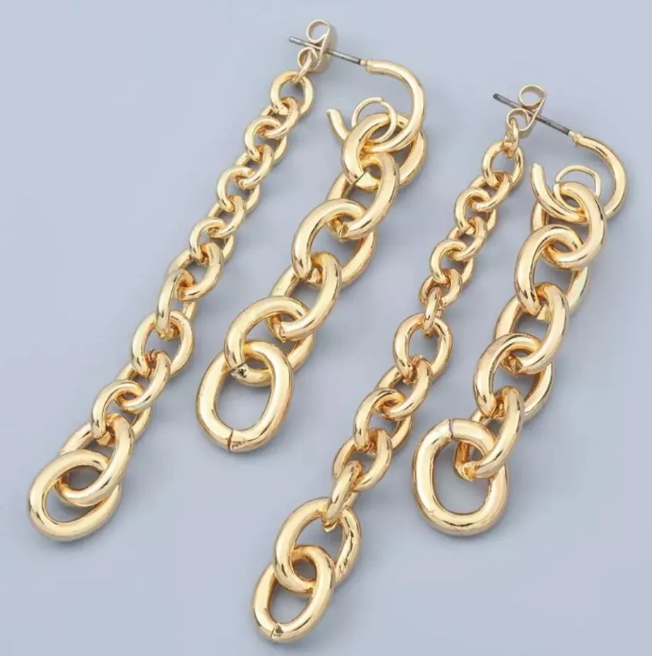 Chain Reaction Dangle Earrings