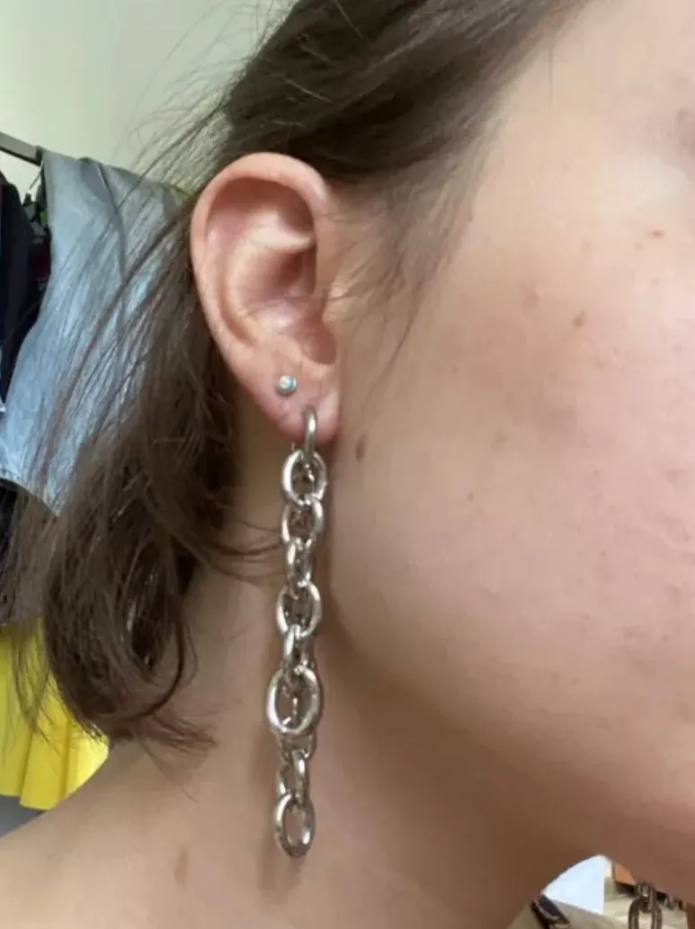 Chain Reaction Dangle Earrings