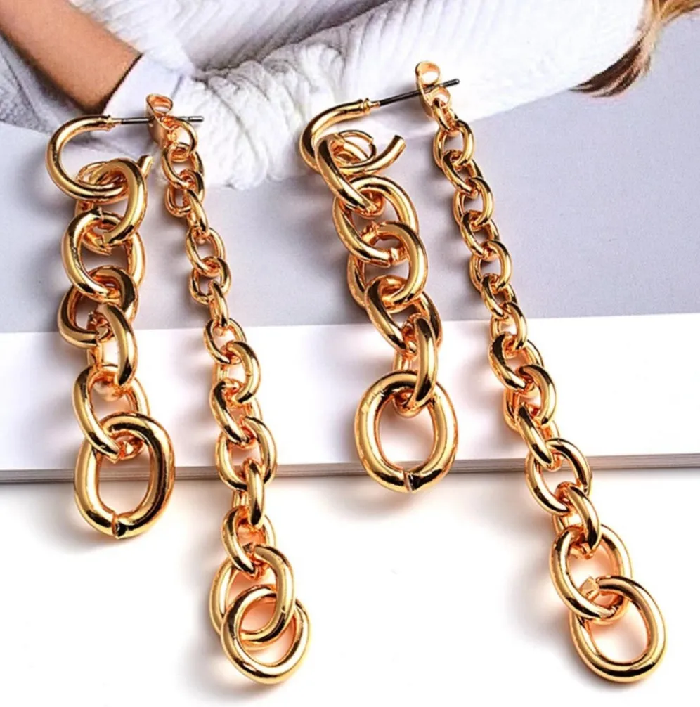 Chain Reaction Dangle Earrings