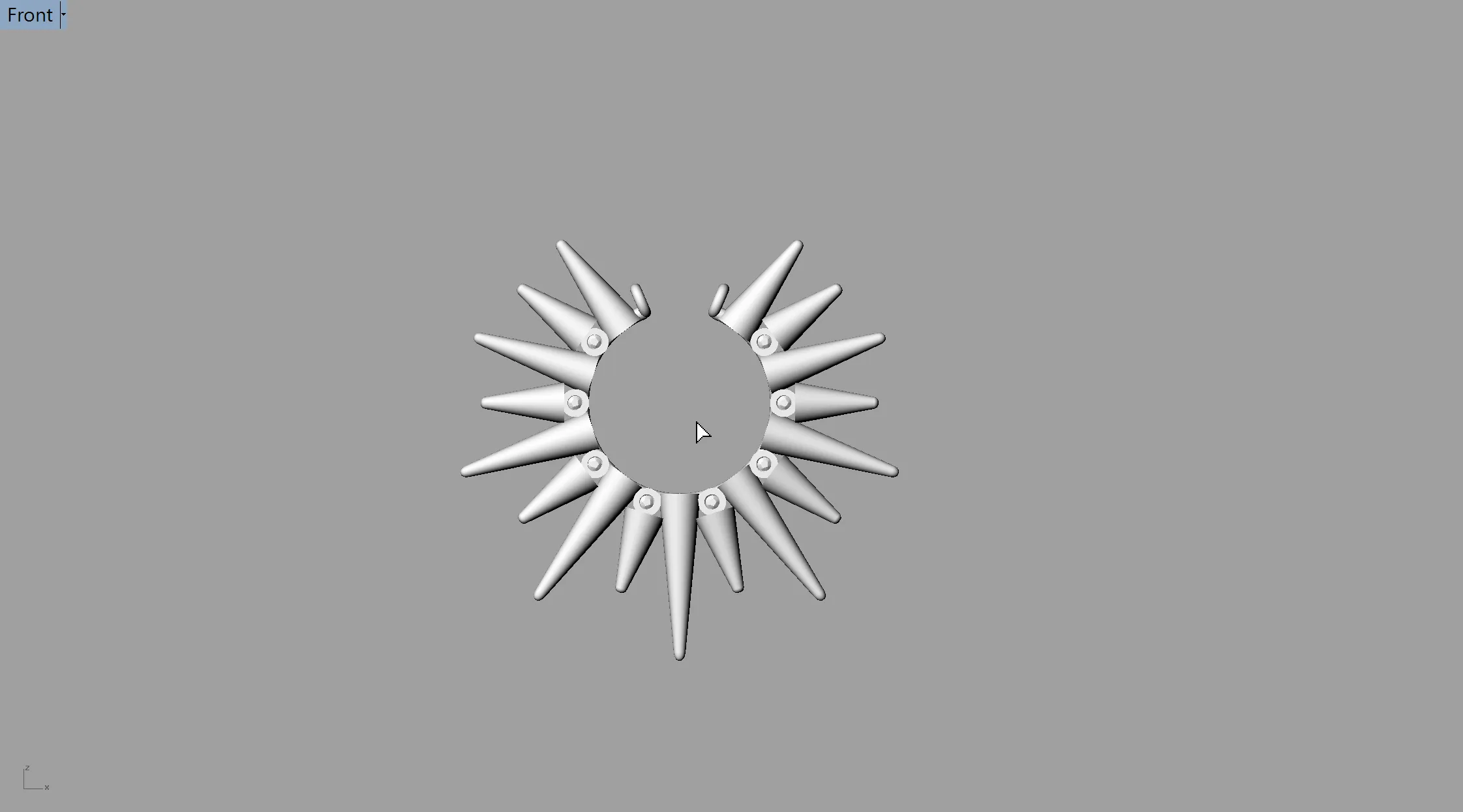 CHRISSY OPEN BURST NECKLACE