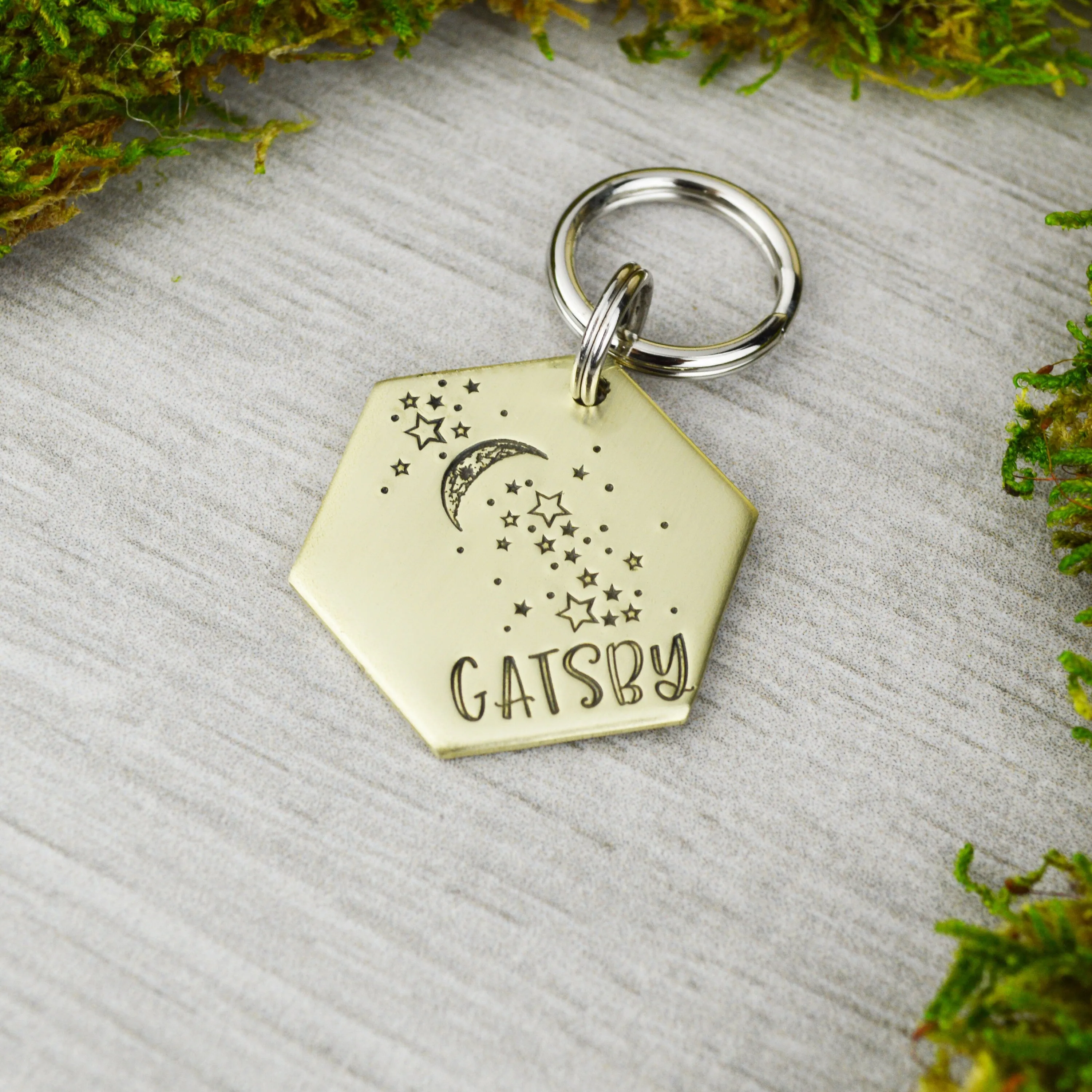 Clear Skies Pet ID Tag
