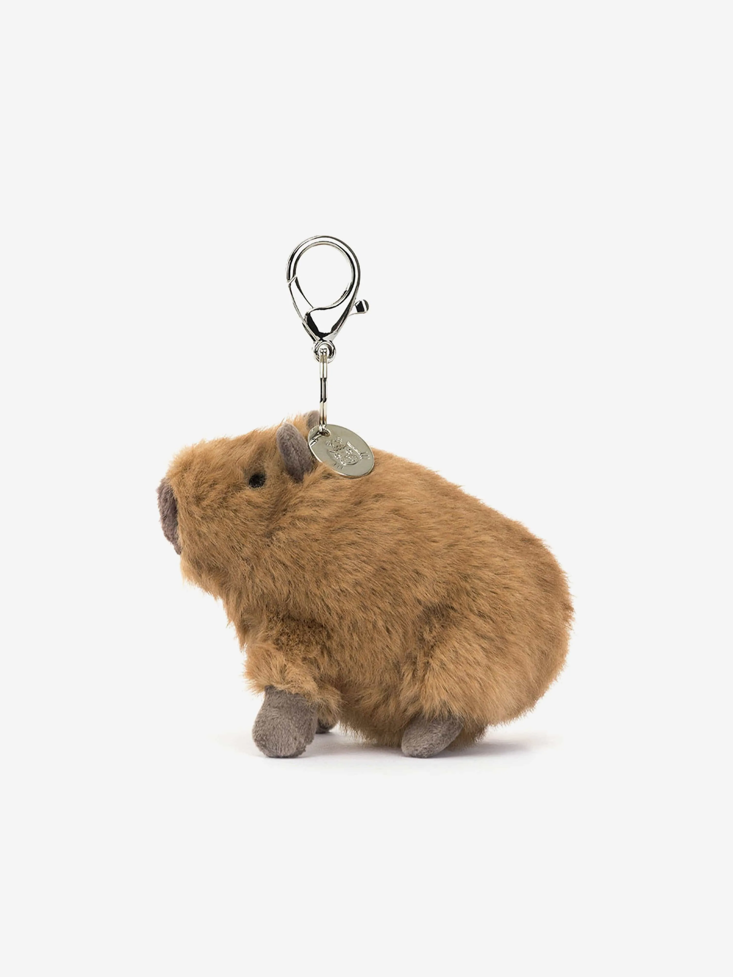 Clyde Capybara Bag Charm in Brown (14cm)
