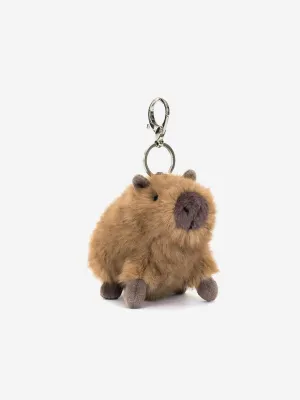 Clyde Capybara Bag Charm in Brown (14cm)