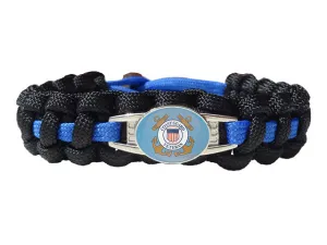 Coast Guard Veteran Paracord Bracelet