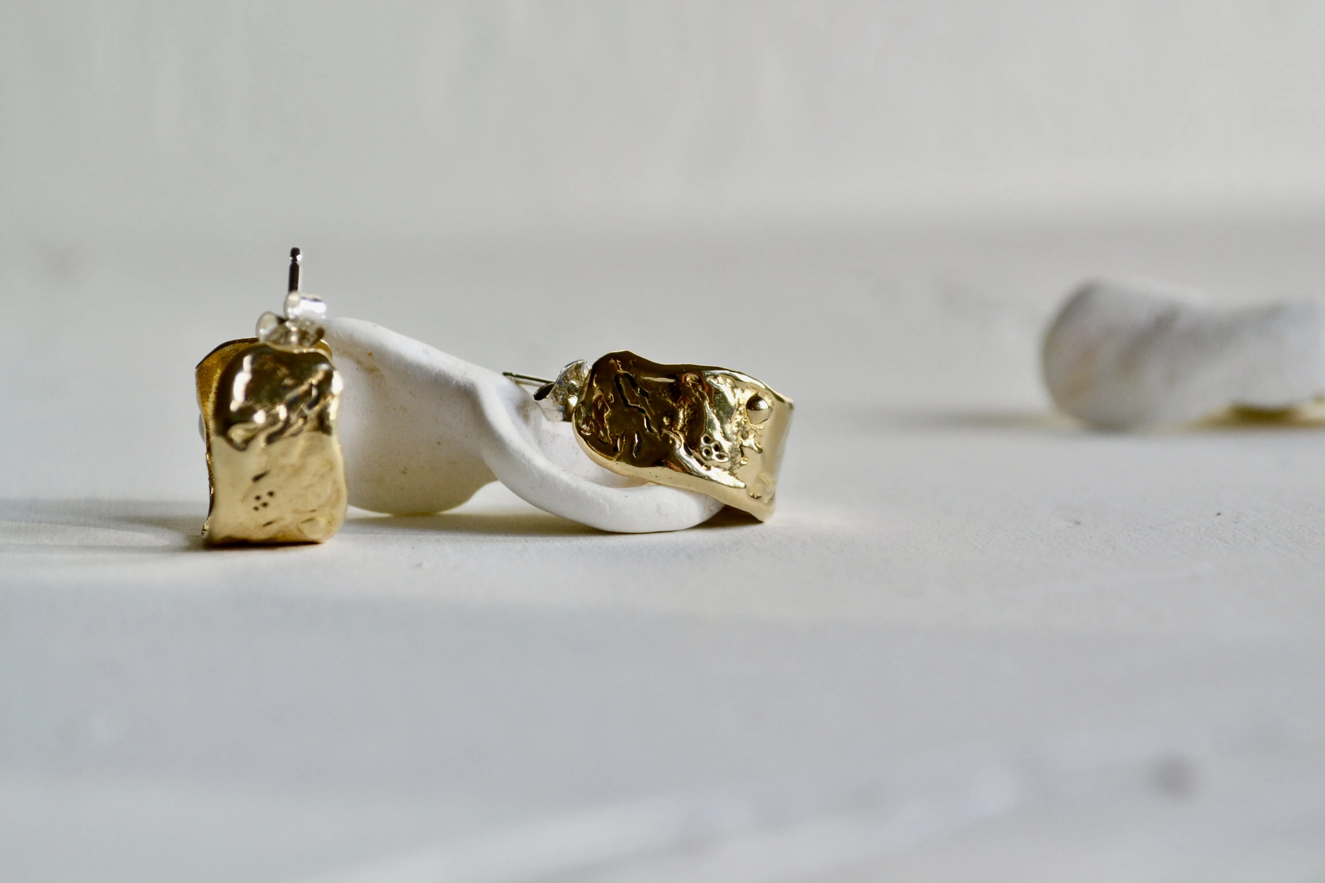 Coastal Hoop Earrings | Gold Plated