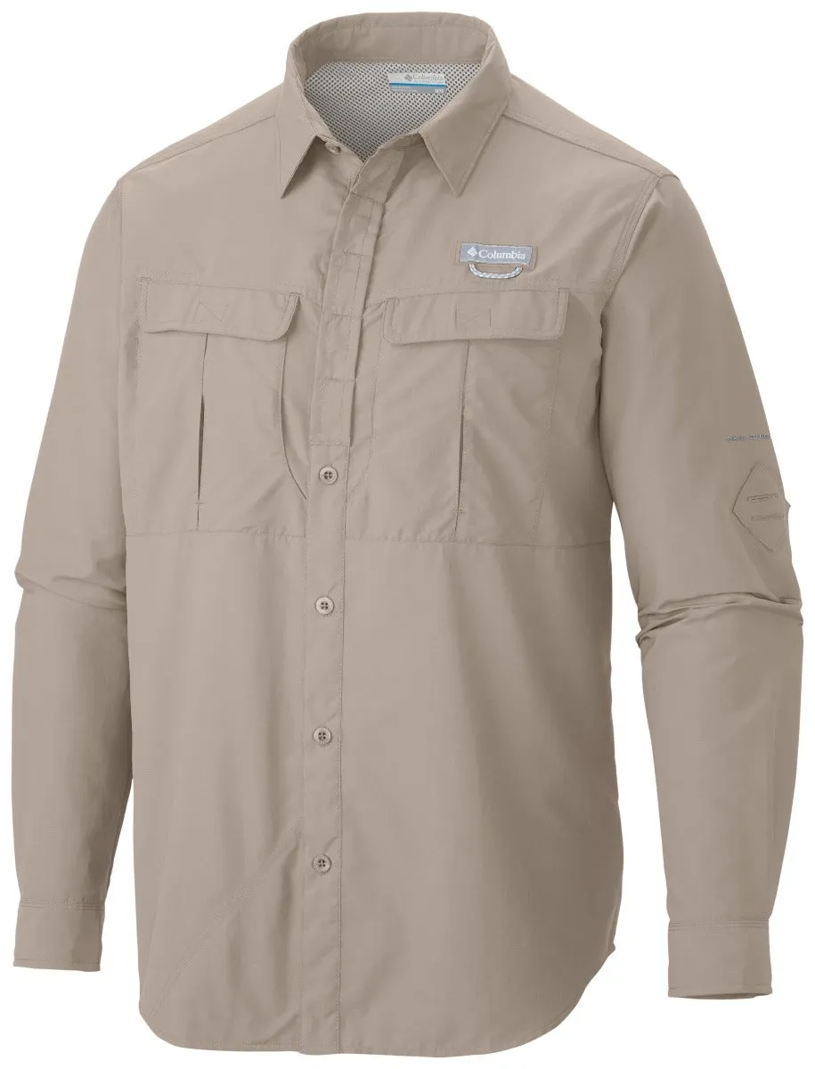Columbia Cascades Explorer Long Sleeve Mens Shirt Fossil