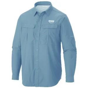 Columbia Cascades Explorer Long Sleeve Mens Shirt Steel
