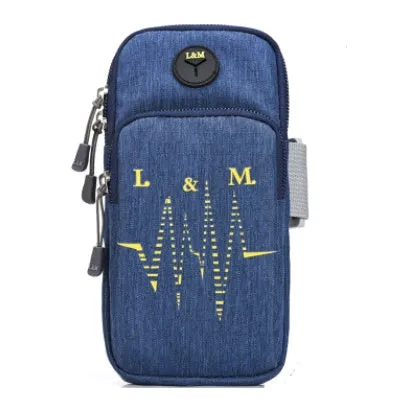 Compatible with Apple, Running Mobile Arm Bag Men And Women Sports Arm Bag IPhone7 Or 8plus Waterproof Mobile Phone Arm With Fitness Wrist Bag