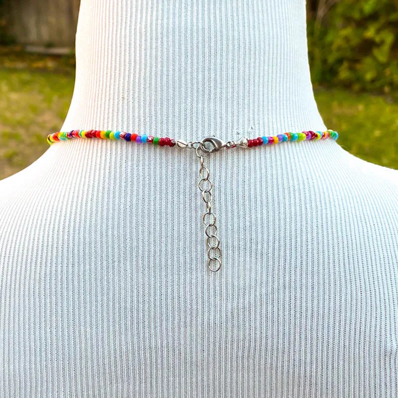 Confetti Beaded Necklaces for layering