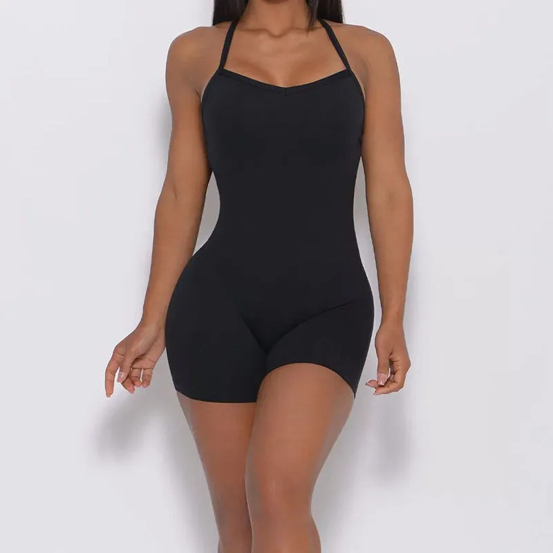 Crossed Short Jumpsuit