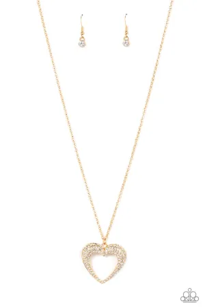 Cupid Charisma Gold Paparazzi Necklace
