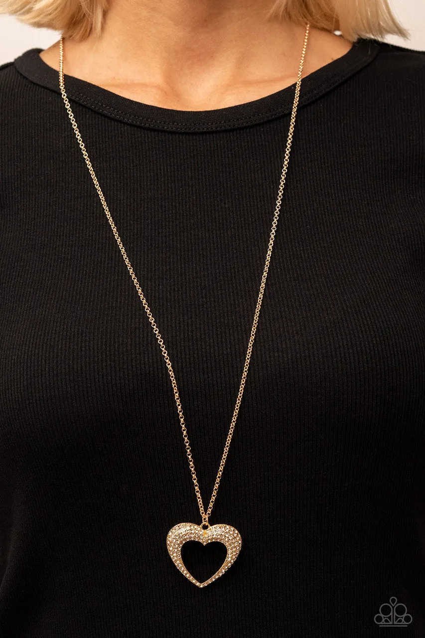 Cupid Charisma Gold Paparazzi Necklace