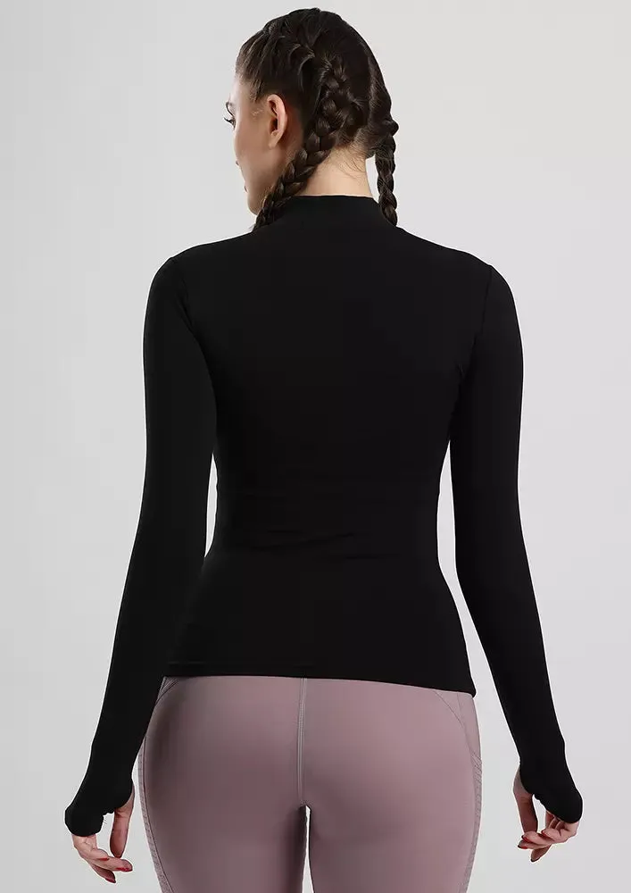 Cycling Fitness Long Sleeves Zipper Sports Jacket