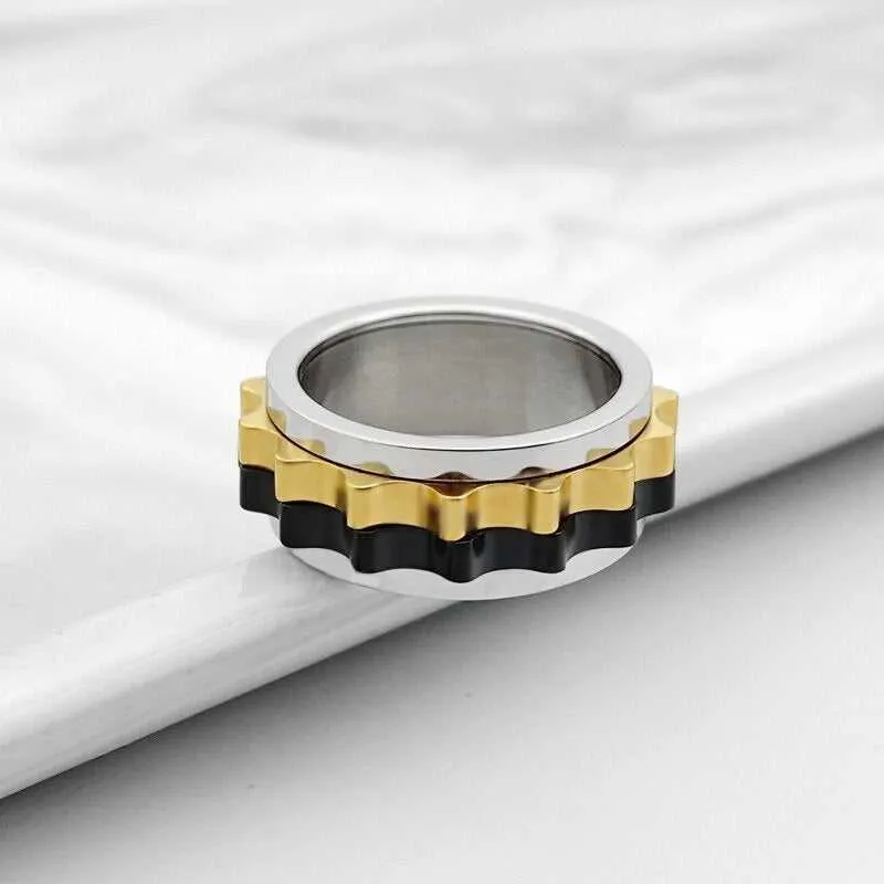 Cycolinks Titanium Steel Rotating Gear Ring