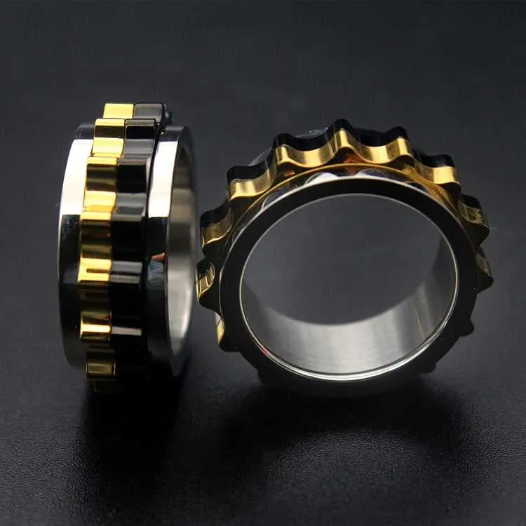 Cycolinks Titanium Steel Rotating Gear Ring