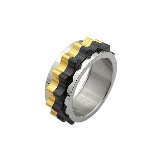 Cycolinks Titanium Steel Rotating Gear Ring