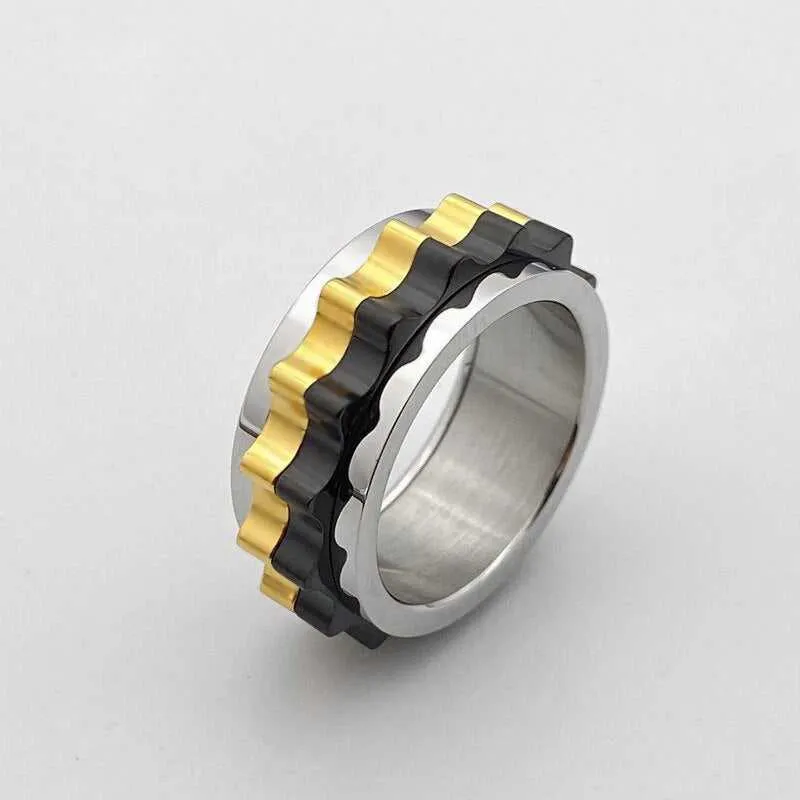 Cycolinks Titanium Steel Rotating Gear Ring