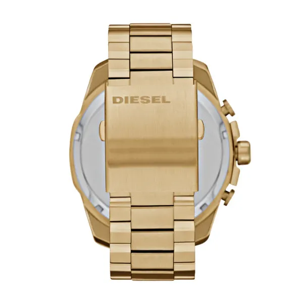 Diesel Gold Stainless Steel Gold Dial Quartz Watch for Gents - DZ4360
