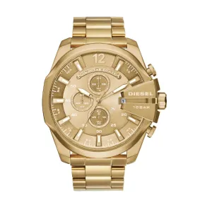 Diesel Gold Stainless Steel Gold Dial Quartz Watch for Gents - DZ4360