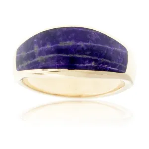 Domed Sugilite Inlay Band