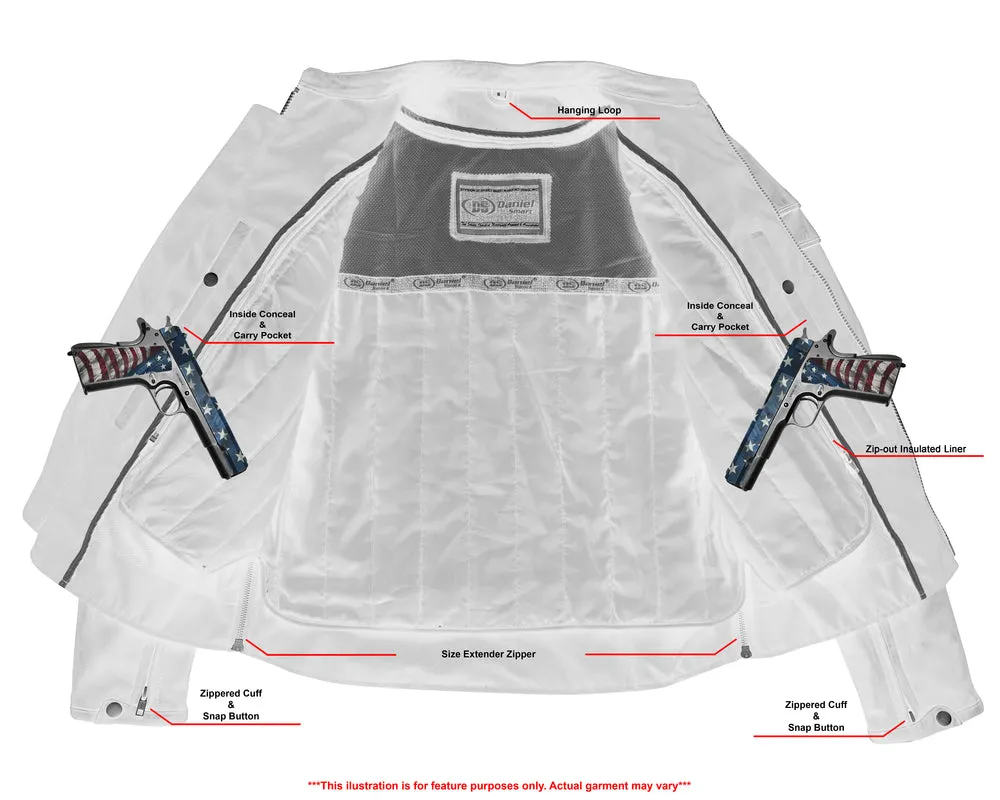 DS Men’s Tall Sporty Scooter Jacket – Naked Cowhide