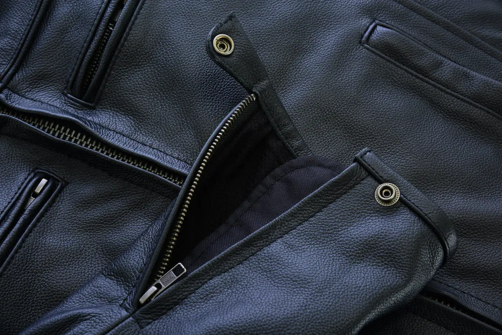 DS Men’s Tall Sporty Scooter Jacket – Naked Cowhide