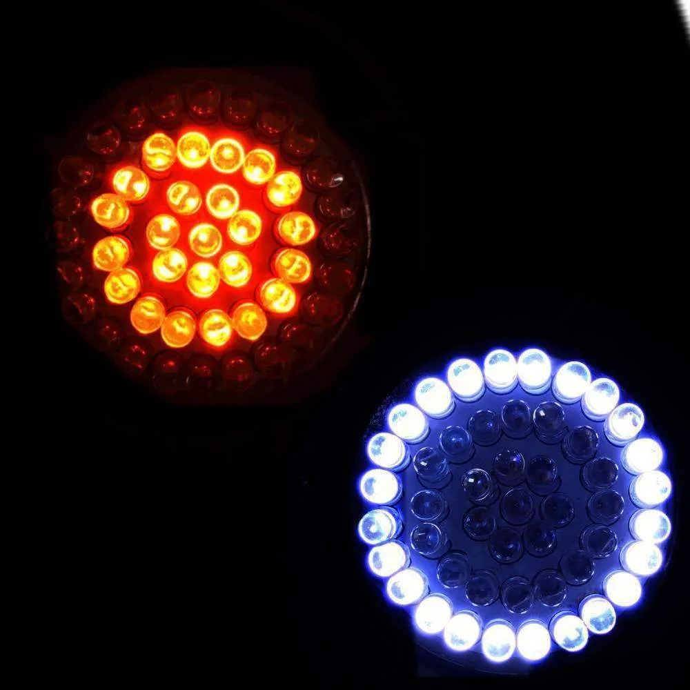 Eagle Lights 2” LED Turn Signal and Running Light Kit for Harley Davidson Motorcycles - Generation I / 1157 Front / 1156 Amber Rear