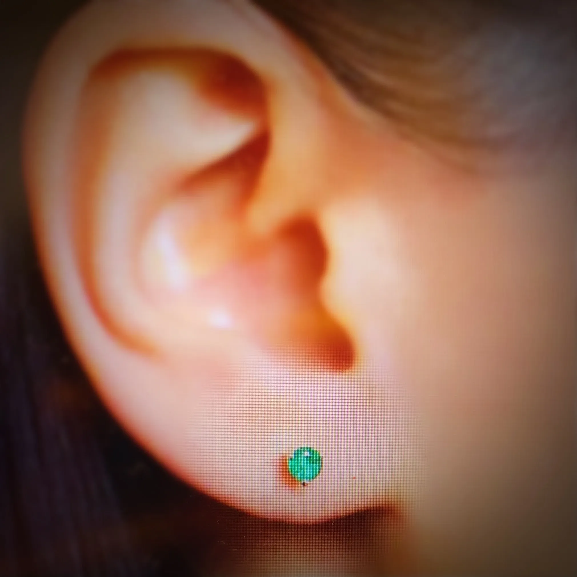 Emerald Stud Earrings