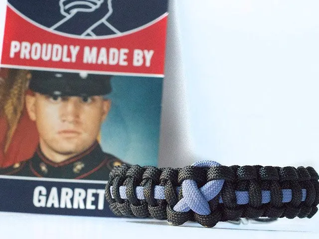 Esophageal Cancer Awareness Paracord Bracelet