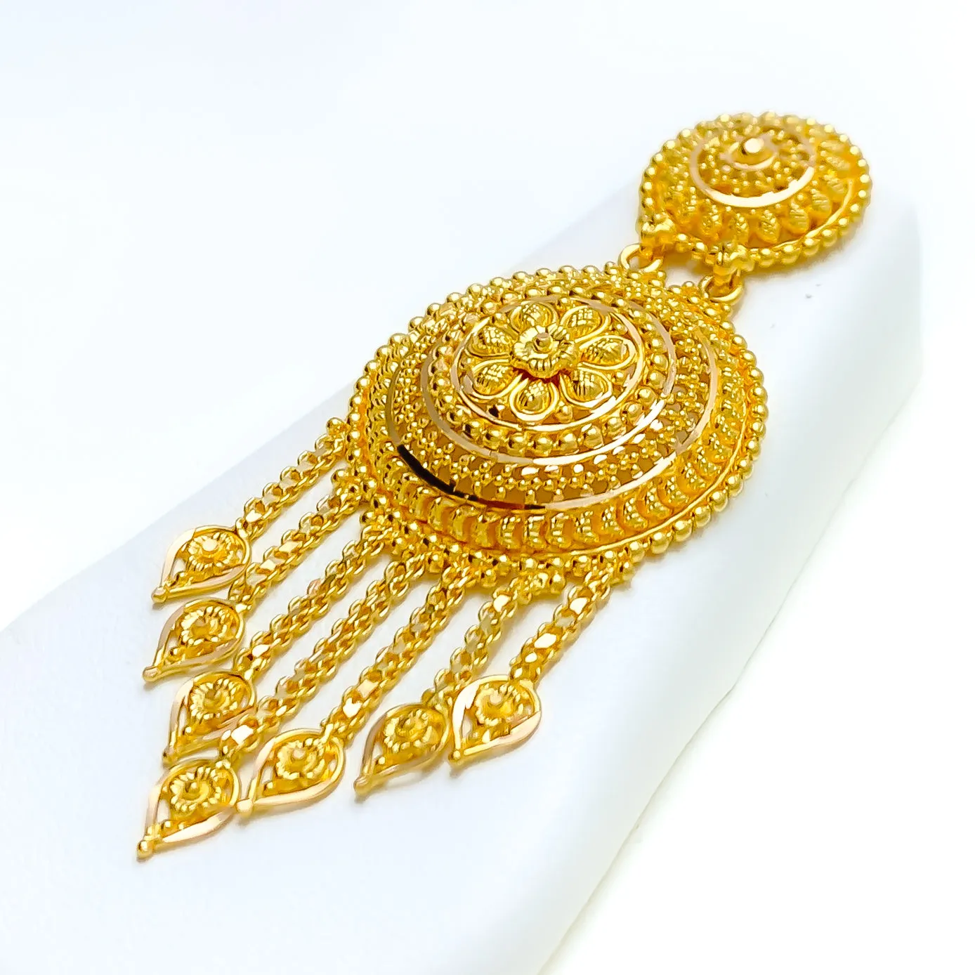 Extravagant Regal 22k Gold Bridal Necklace Set (CUSTOM ORDER) PAYMEMNT 1