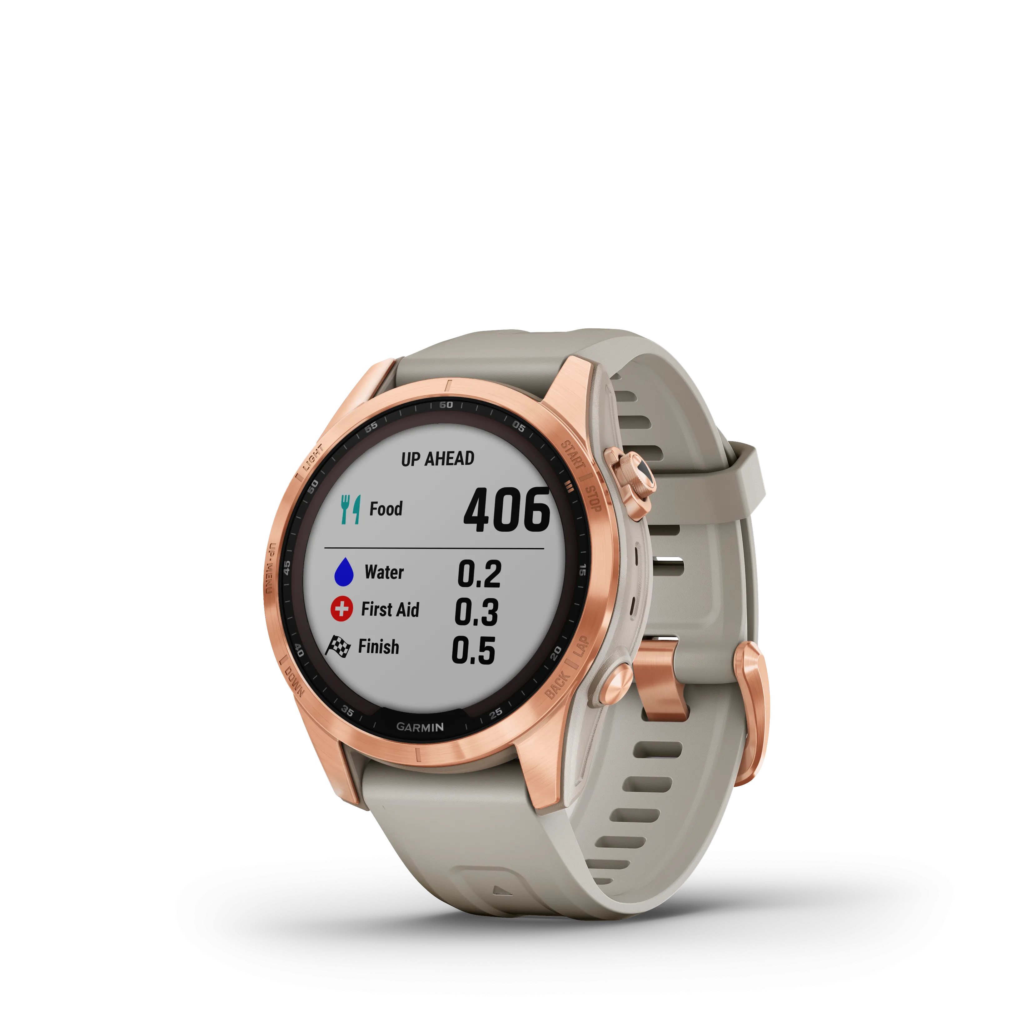 Fenix 7S Solar Rose Gold With Light Sand Band