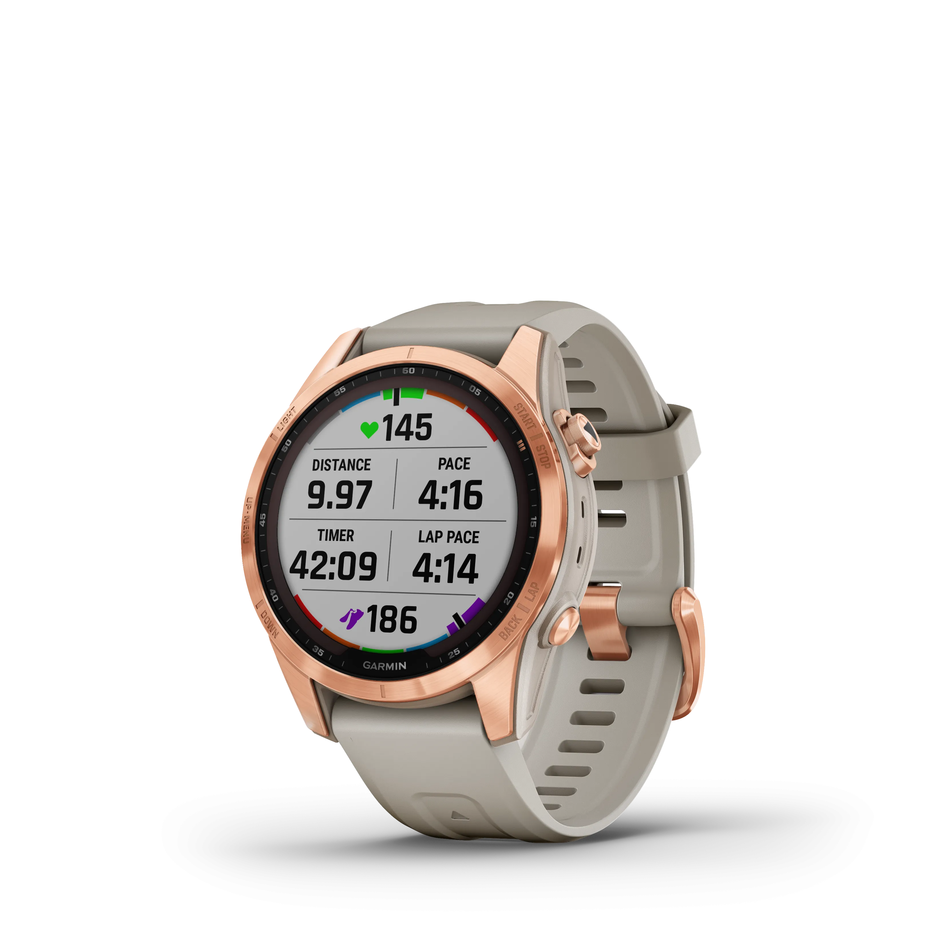 Fenix 7S Solar Rose Gold With Light Sand Band