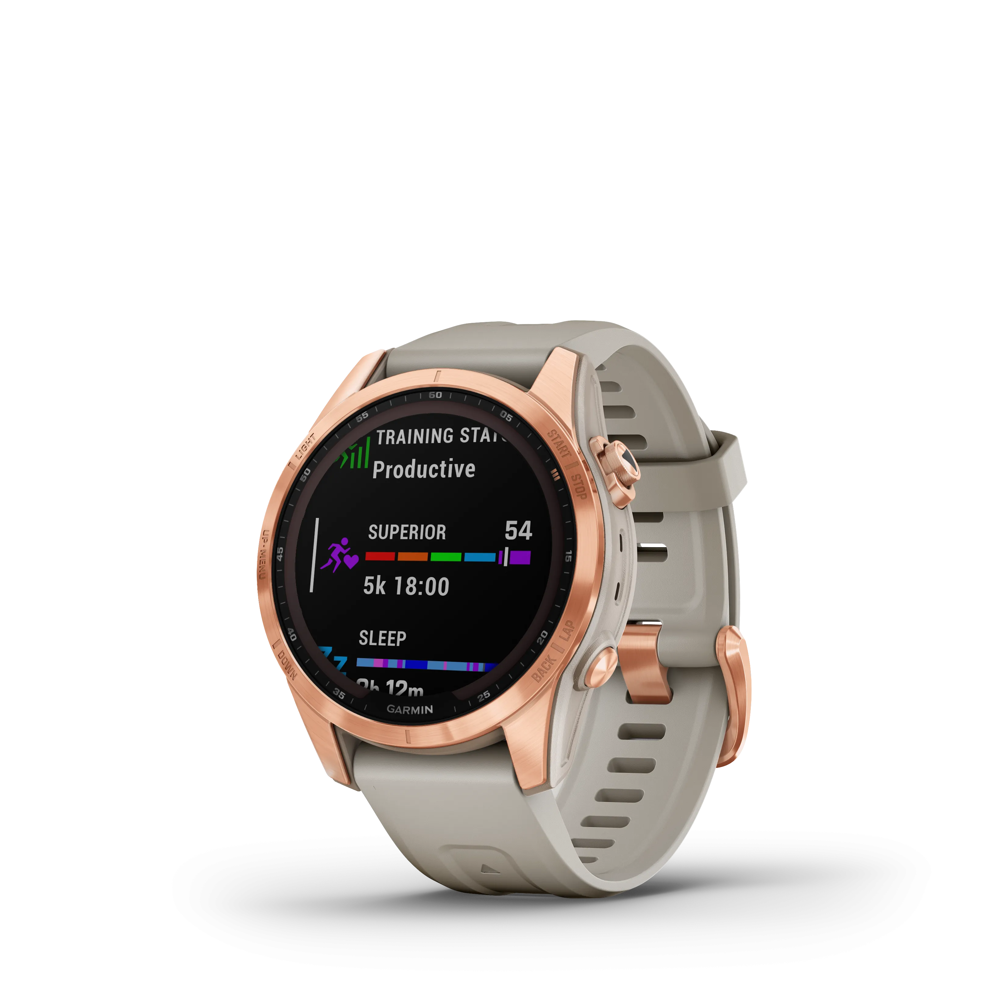 Fenix 7S Solar Rose Gold With Light Sand Band