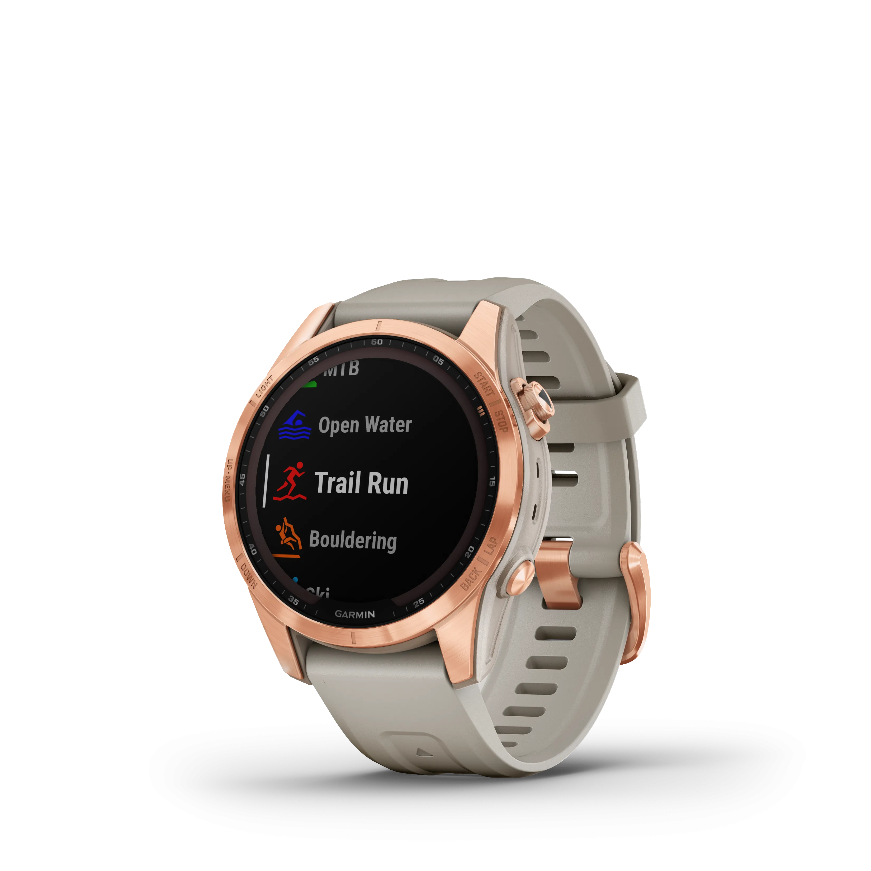 Fenix 7S Solar Rose Gold With Light Sand Band