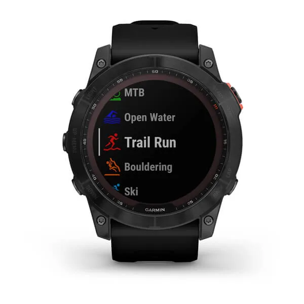 Fenix 7X Slate Gray With Black Band