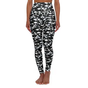 Floral High Waisted Yoga Leggings - Comfort & Style for Fitness Lovers