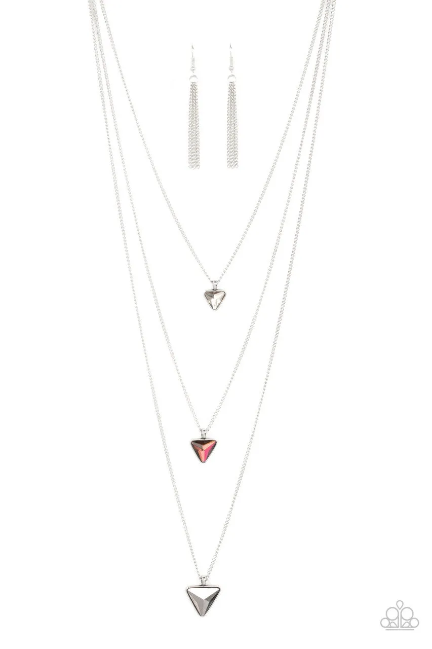 Follow the Luster Multi Paparazzi Necklace