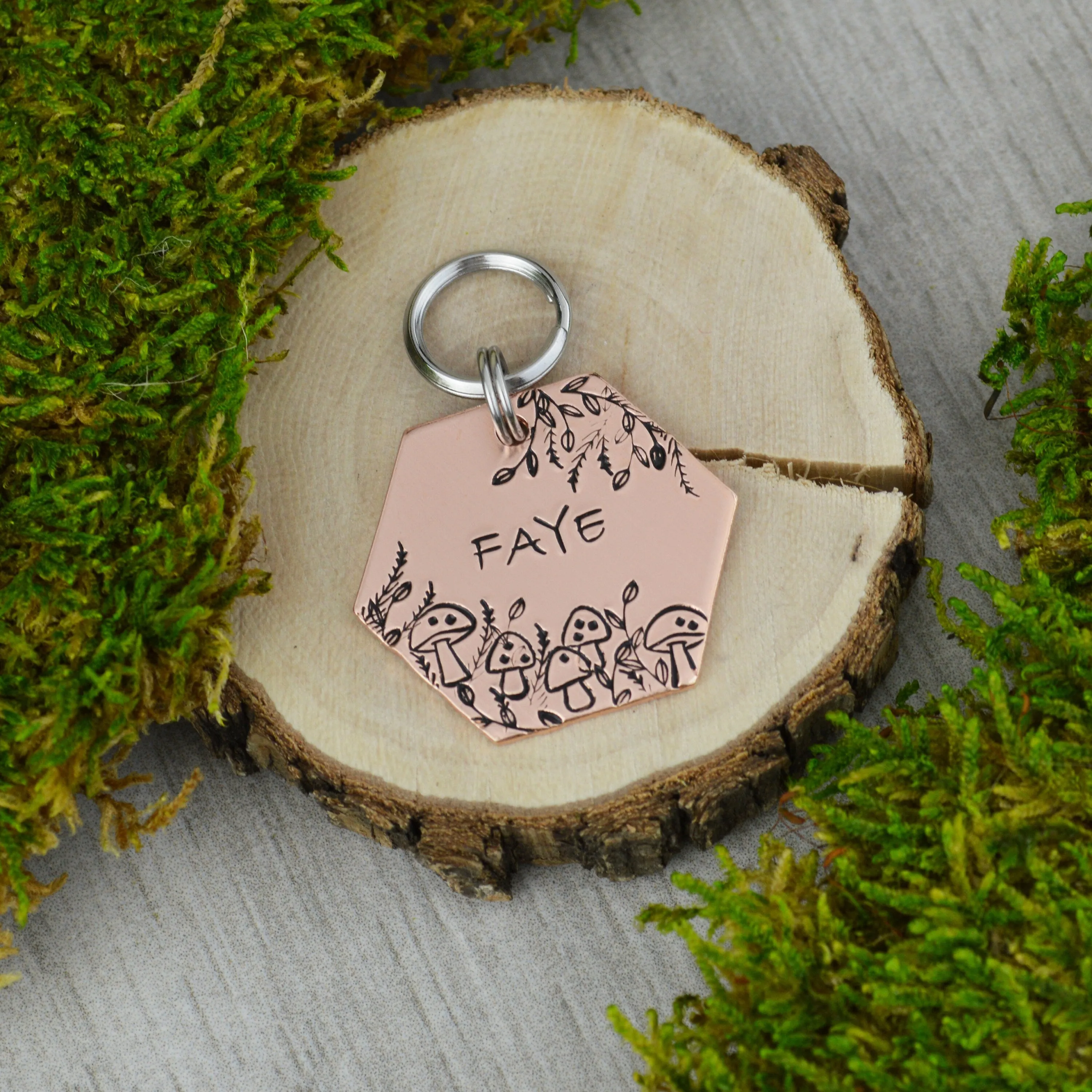 Forest Floor Pet ID Tag