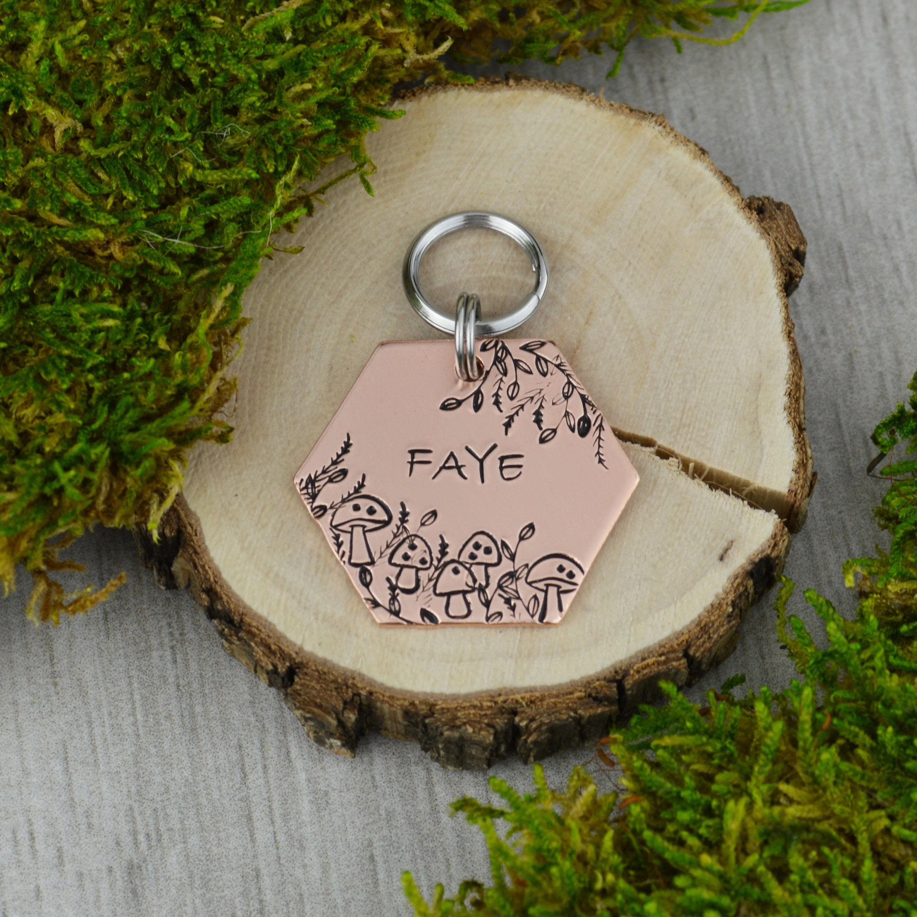 Forest Floor Pet ID Tag