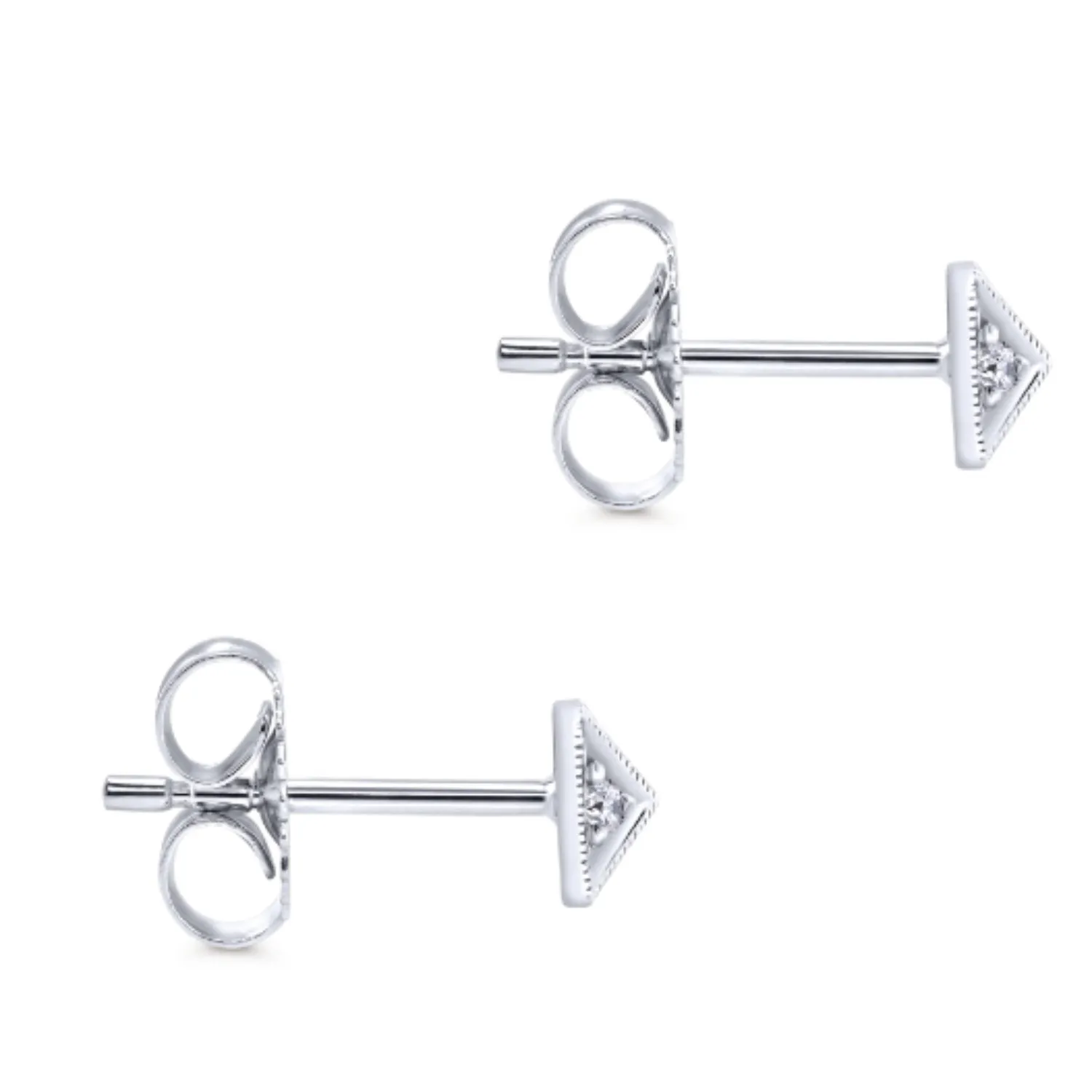 Gabriel & Co. Square Cluster Diamond Studs