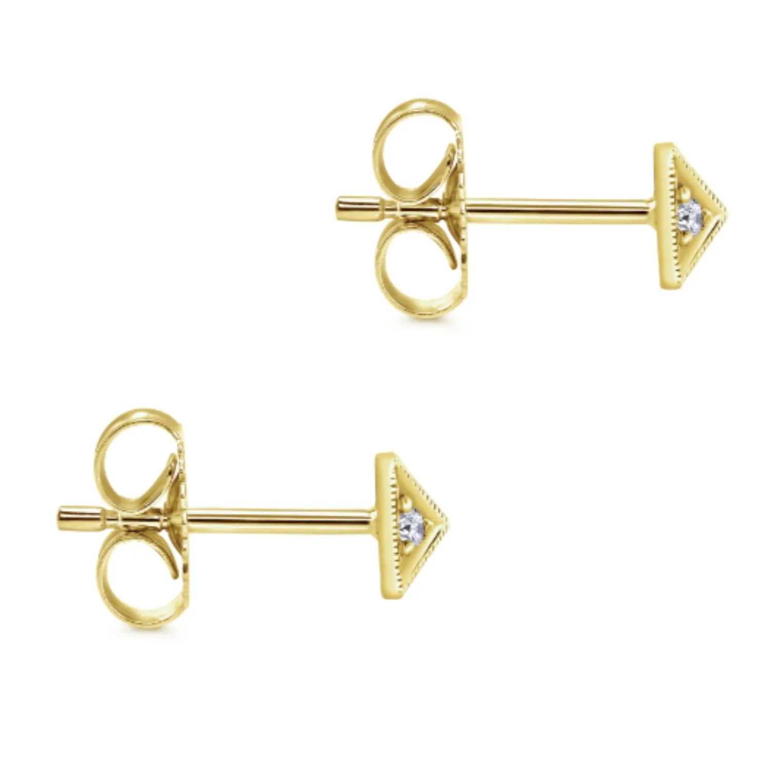 Gabriel & Co. Square Cluster Diamond Studs