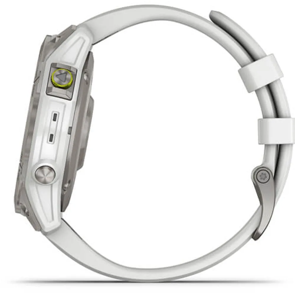 Garmin epix Gen 2 Premium Active Smartwatch White Titanium with 2 Year Warranty