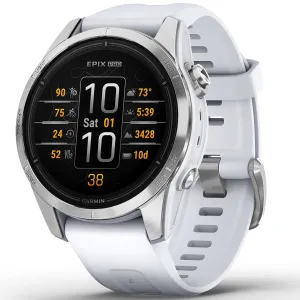 Garmin Epix Pro (Gen 2), 42mm, Glass, Stainless Steel, Whitestone
