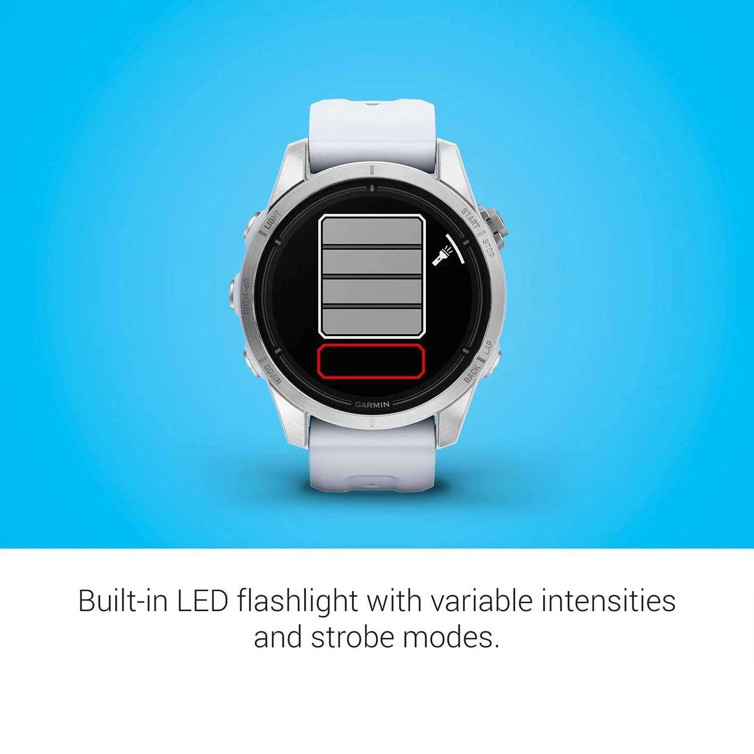 Garmin Epix Pro (Gen 2), 42mm, Glass, Stainless Steel, Whitestone