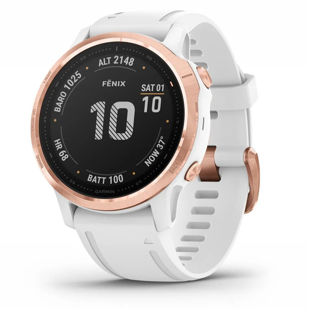 Garmin fenix 6S PRO Multisport GPS Smartwatch Rose Gold with 2 Year Warranty
