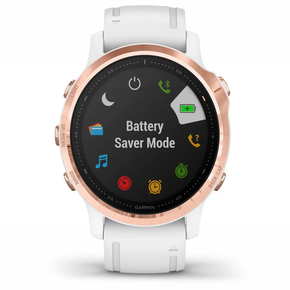 Garmin fenix 6S PRO Multisport GPS Smartwatch Rose Gold with 2 Year Warranty