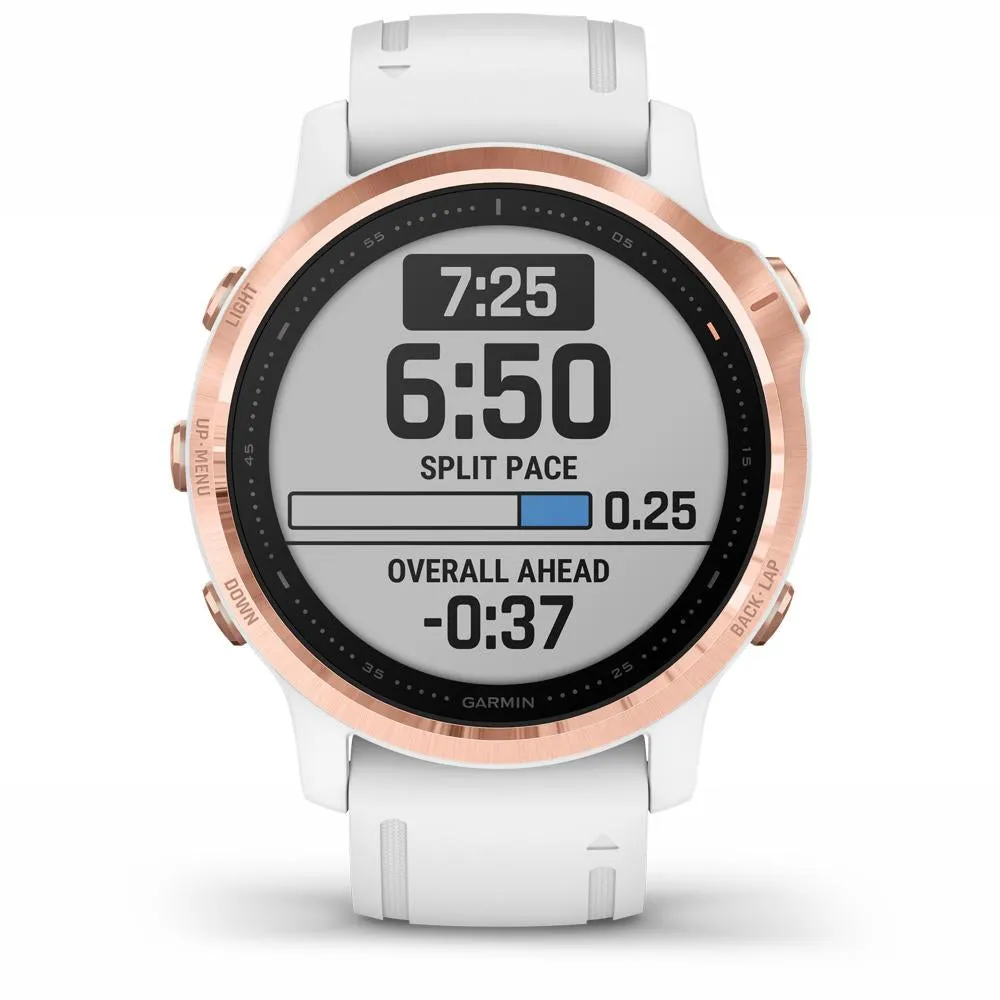 Garmin fenix 6S PRO Multisport GPS Smartwatch Rose Gold with 2 Year Warranty