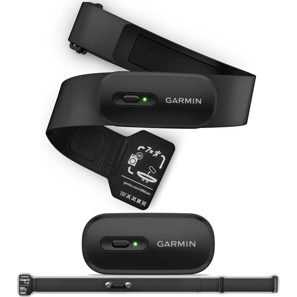 Garmin Forerunner 165 Music Smart Sport Watch Black  Slate Gray   HRM 200 (XS-S) Bundle