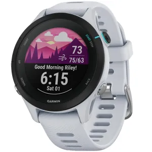 Garmin Forerunner 255S Music GPS Smartwatch, Whitestone