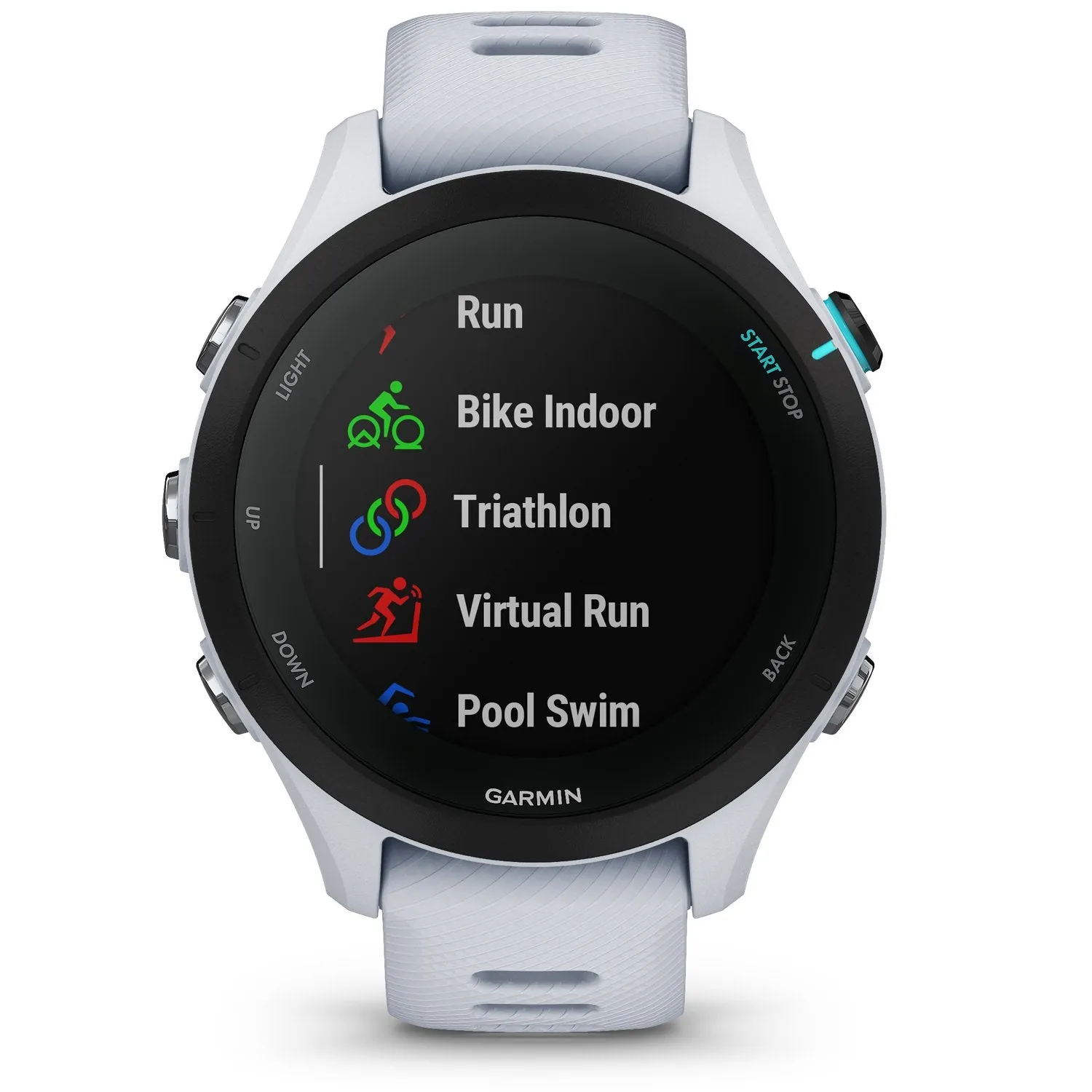 Garmin Forerunner 255S Music GPS Smartwatch, Whitestone